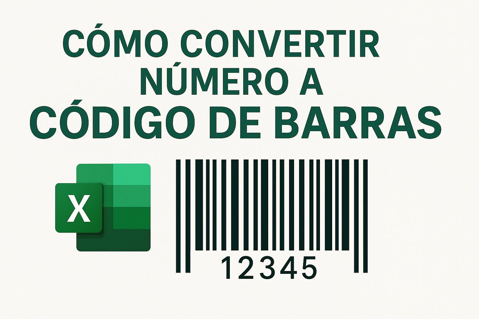 excel a codigo de barras